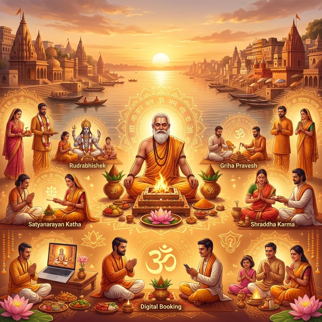 Sanatan 16 Sanskar complete services background
