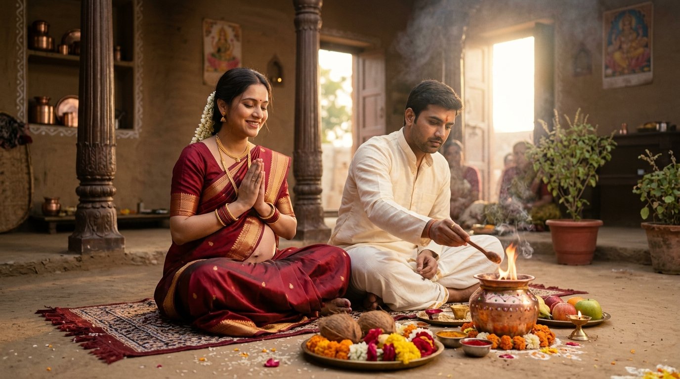 Pumsavana Sanskar - Fetus Protection Ceremony